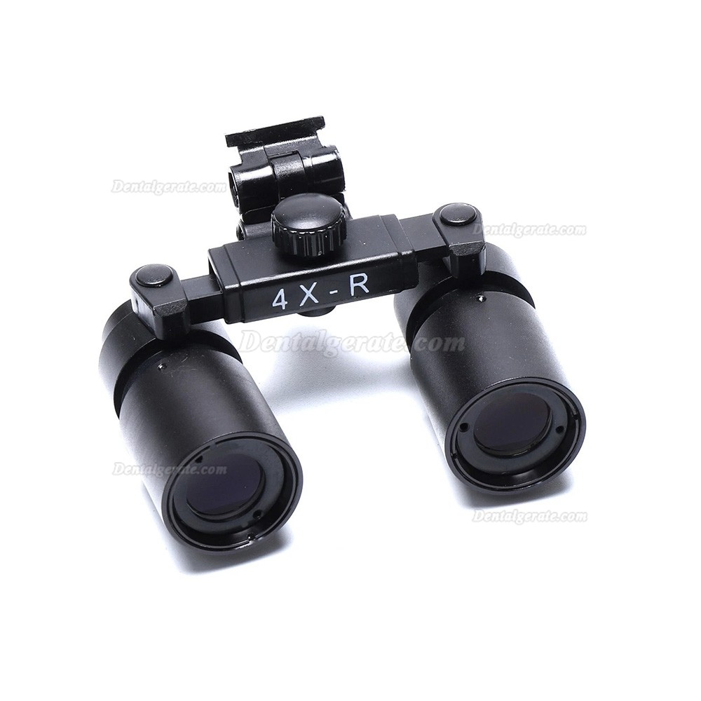 YUYO DY-005 4-fache Dental Lupenbrille + 3 W kabelloses LED-Licht f&uuml;r Lupenbrille